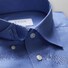 Eton Herringbone Flannel Overhemd Licht Blauw Melange
