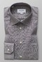 Eton Herringbone Flannel Overhemd Midden Grijs