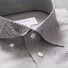 Eton Herringbone Flannel Shirt Mid Grey