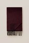 Eton Herringbone Pattern Scarf Burgundy