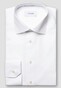 Eton Herringbone Signature Twill Organic Cotton Shirt White