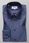 Eton Herringbone Twill Overhemd Donker Blauw