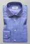 Eton Herringbone Twill Shirt Deep Blue Melange