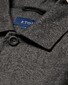 Eton Herringbone Wool Cashmere Flannel Overshirt Dark Gray