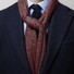 Eton Herringbone Wool Scarf Multicolor