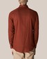 Eton Herringbone Woven Pattern Soft Brushed Lightweight Flanel Overhemd Rood
