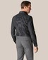 Eton Houndstooth Brushed Soft Lightweight Merino Wool Shirt Black