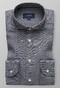 Eton Houndstooth Cotton-Tencel Shirt Dark Navy