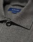 Eton Houndstooth Cotton-Wool-Cashmere Flanel Overshirt Grijs