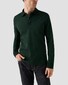 Eton Interlock Long Sleeve Organic Supima Cotton Jersey Polo Donker Groen