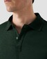 Eton Interlock Long Sleeve Organic Supima Cotton Jersey Polo Donker Groen