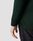 Eton Interlock Long Sleeve Organic Supima Cotton Jersey Polo Donker Groen