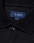 Eton Interlock Long Sleeve Organic Supima Cotton Jersey Polo Navy