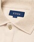 Eton Interlock Long Sleeve Organic Supima Cotton Jersey Polo Off White