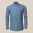 Eton Italian Denim Twill Overhemd Licht Blauw