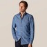 Eton Italian Denim Twill Shirt Light Blue