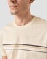 Eton Italian Knitted Crew Neck Filo di Scozia Cotton T-Shirt Beige