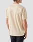 Eton Italian Knitted Crew Neck Filo di Scozia Cotton T-Shirt Beige