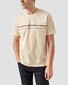 Eton Italian Knitted Crew Neck Filo di Scozia Cotton T-Shirt Beige