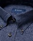 Eton Italian Woven Linnen Twill Button Down Shirt Navy