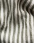 Eton Italian Woven Wide Striped Organic Lightweight Linnen Overhemd Groen