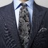 Eton Jacquard Paisley Tie Black