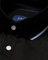 Eton Jersey Polo Shirt Filo Di Scozia Zwart