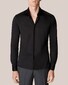 Eton Jersey Wide Spread Shirt Black
