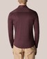 Eton Jersey Wide Spread Shirt Burgundy