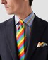 Eton John's Shirt Signature Poplin Fantasy Multicolor Stripe Overhemd Paars-Multi