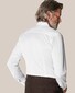 Eton King Knit Filo di Scozia Overhemd Off White
