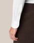 Eton King Knit Filo di Scozia Overhemd Off White