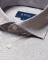 Eton King Knit Filo di Scozia Shirt Grey