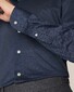 Eton King Knit Wide Spread Collar Overhemd Dark Navy