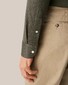 Eton King Knit Wide Spread Collar Overhemd Donker Groen