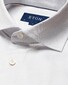 Eton King Knit Wide Spread Collar Overhemd Off White