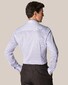 Eton King Knit Wide Spread Collar Overhemd Paars