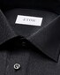 Eton King Oxford Luxury Basketweave Texture Shirt Black