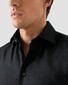 Eton King Oxford Luxury Basketweave Texture Shirt Black