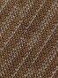 Eton Knitted Stripe Tie Deep Dark Brown Melange