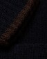 Eton Knitted Wool Gloves Navy