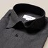 Eton Lichtweight Flannel Contrast Shirt Black