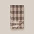 Eton Lightly Brushed Ultra Soft Super Fine Merino Check Scarf Brown