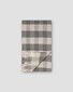 Eton Lightly Brushed Ultra Soft Super Fine Merino Check Scarf Mid Grey