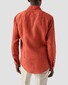 Eton Lightweight Albini Linen Garment Wshed Shirt Red