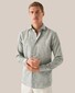 Eton Lightweight Albini Linnen Garment Wshed Overhemd Groen