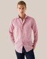 Eton Lightweight Albini Linnen Garment Wshed Overhemd Roze