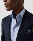 Eton Lightweight Cotton Tencel Lyocell Textured Oxford Weave Shirt Dark Evening Blue