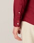 Eton Lightweight Flanel Cotton Tencel Overhemd Rood