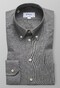Eton Lightweight Flannel Button Down Overhemd Donker Grijs Melange